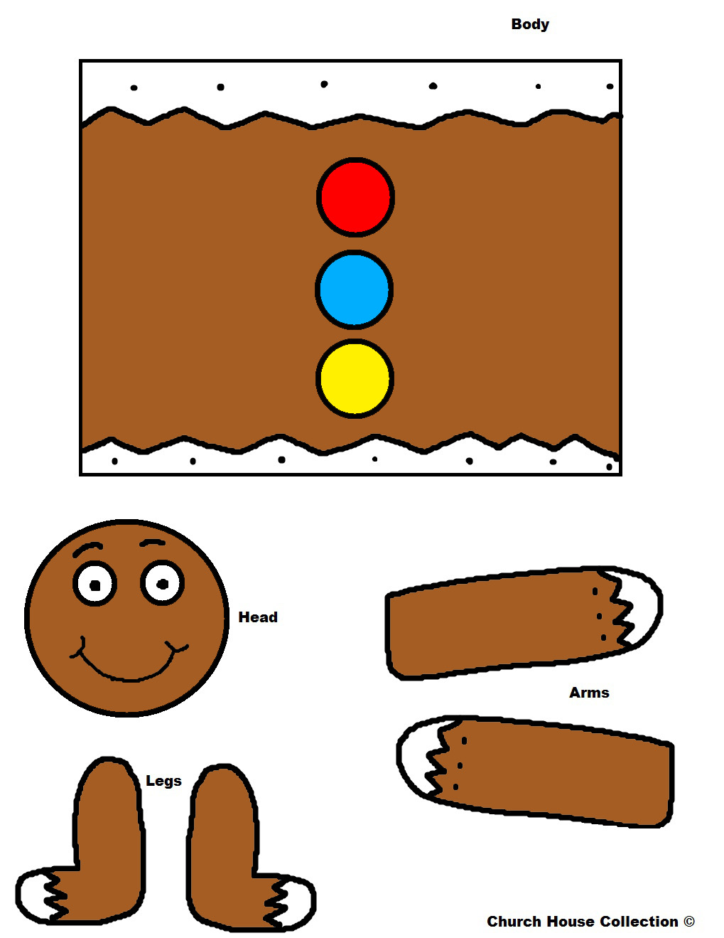 Gingerbread Toilet Paper Roll Craft